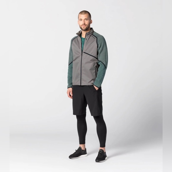 NWT $465 Porsche Design Insulated jacket Steeple Grey Small S trench down jacket - Picture 3 of 12